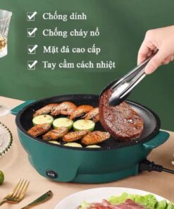 Chảo Nướng Thịt BBQ Điện Mini Đa Năng