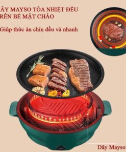 Chảo Nướng Thịt BBQ Điện Mini Đa Năng