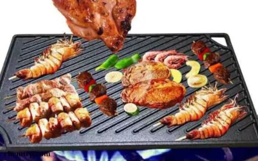 Khay nướng BBQ gang chống dính (2)